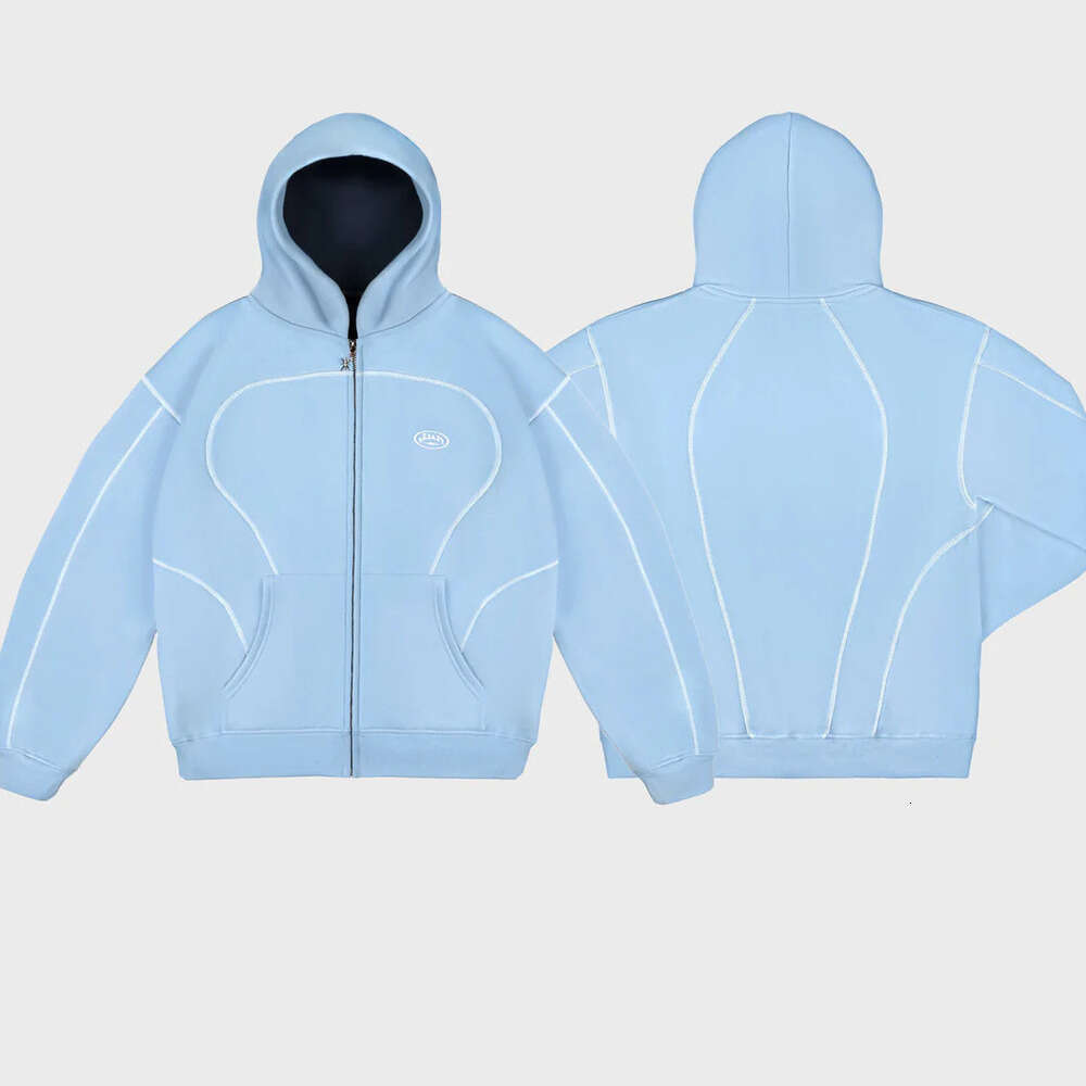 Men's Tracksuits Embroidery Pullovers Hoodie trendy baggy casual Hooded graphic embroidery retro unisex Sweatshirts Men's Clothing