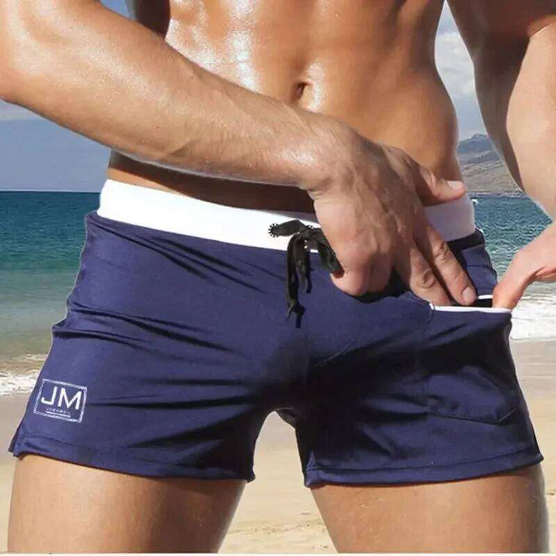 Fashion Men Boxer Home Pants Sports Fitness Nylon Quick Drying Male Underpants Underwear Swimming Beach Shorts Z260312