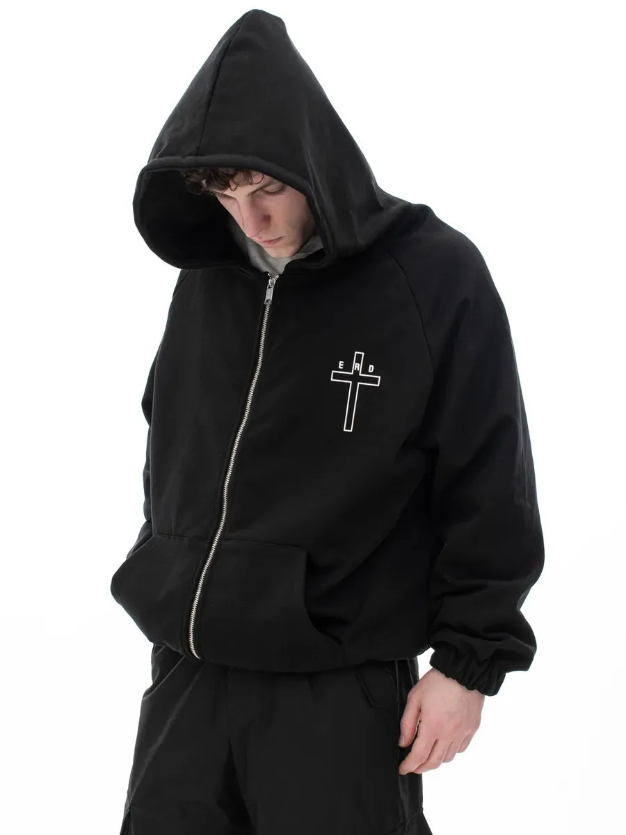 Y2k American Trendy Letter Printing Hoodies Men Grunge Hip Hop Streetwear Sweatshirt Tops Goth Oversized Hoodie Men Clothing 260311