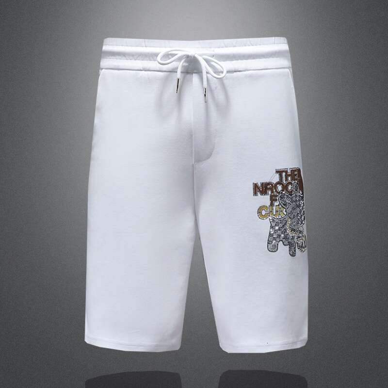 Unlock Summer Comfort Outfits! Men's Lace-Up Casual Shorts Five-Point Mid-Length Pants Directly From Manufacturer With Embroidery Luanyun