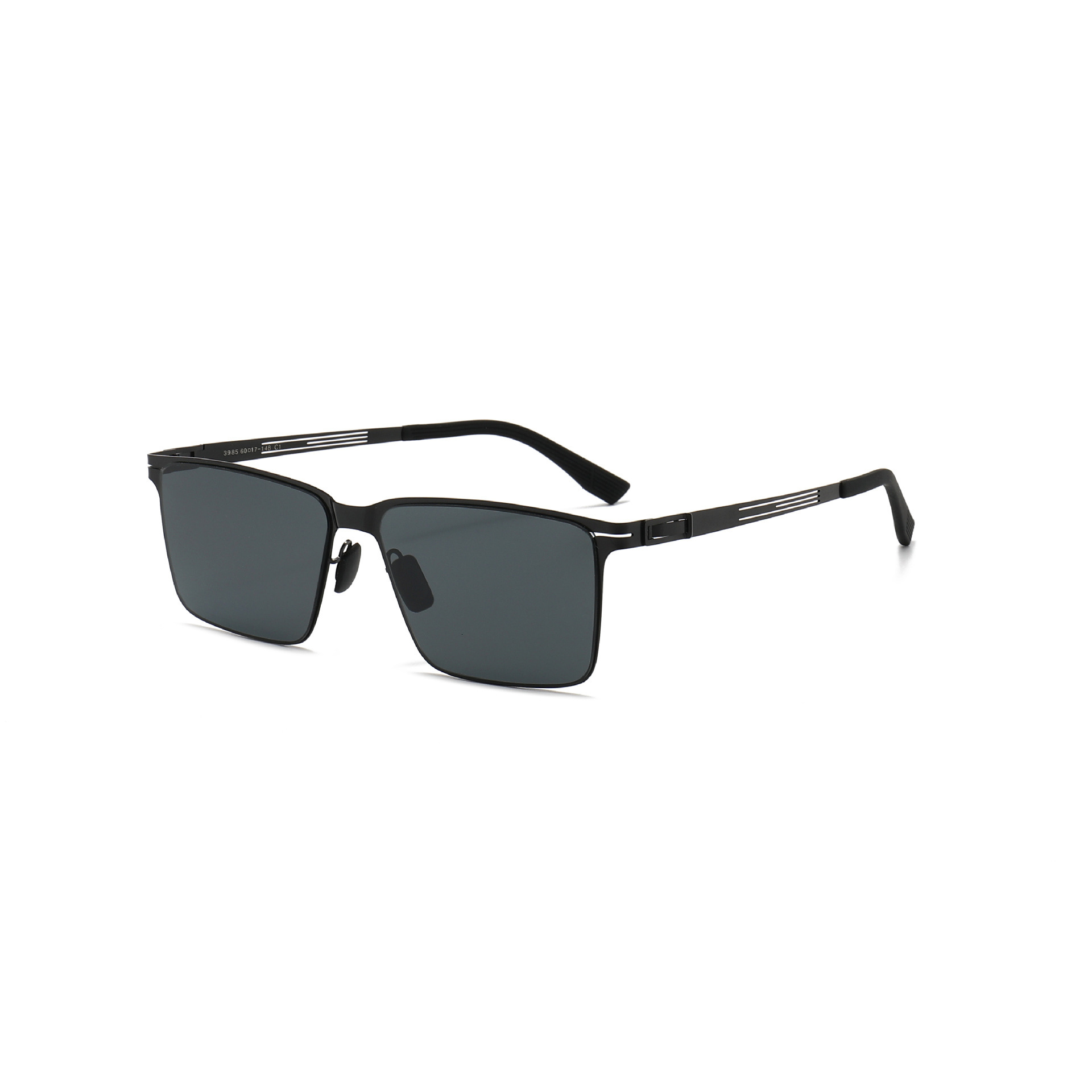 2026 New Fashion Square Frame Nylon Polarized Sunglasses Versatile and Simple Sun Protection Eyewear for Men,