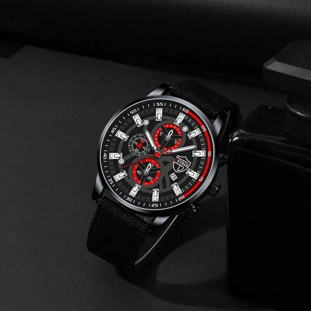 3 Pieces/Set Watches Fashion Luxury Nylon watch Scorpion Men's Business Casual Necklace Bracelet Watch