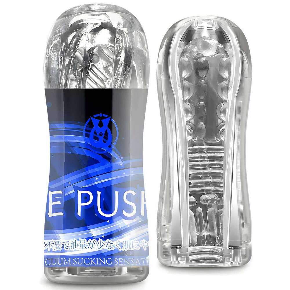 Male Masturbator Soft Pussy Sex Toys for Men Transparent Vagina Endurance Exercise Adult supplies Vacuum Pocket Cup Z260311