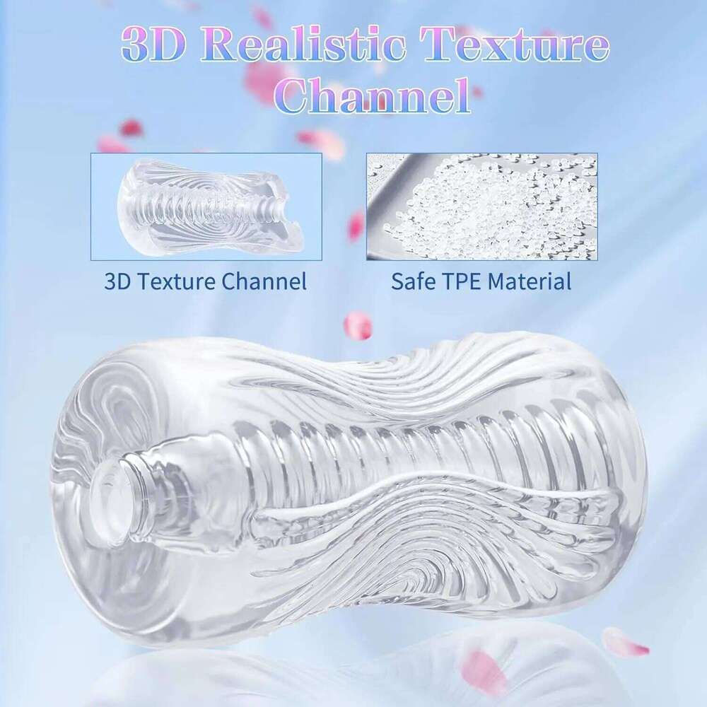 Male Masturbator Soft Pussy Sex Toys Transparent Vagina Endurance Exercise Adult supplies Vacuum Pocket Cup for Men Z260312