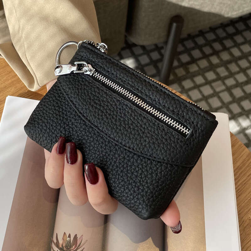 Luxury fashion wallet Women S Short Compact Thin Zipper Purse New Simple Design Coin And Key Storage