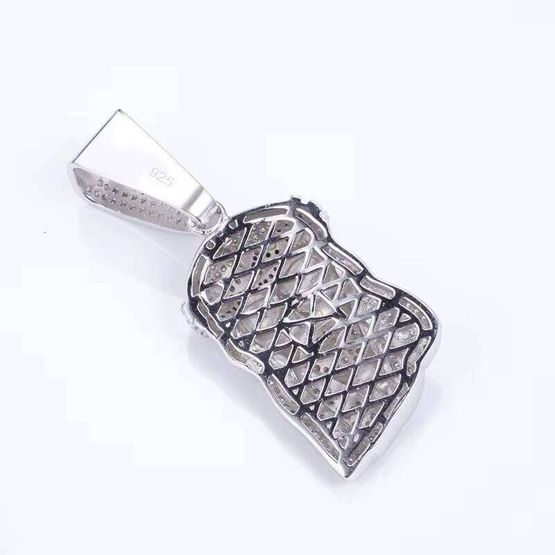 Jewelry Sier Moissanite Jesus Pendant