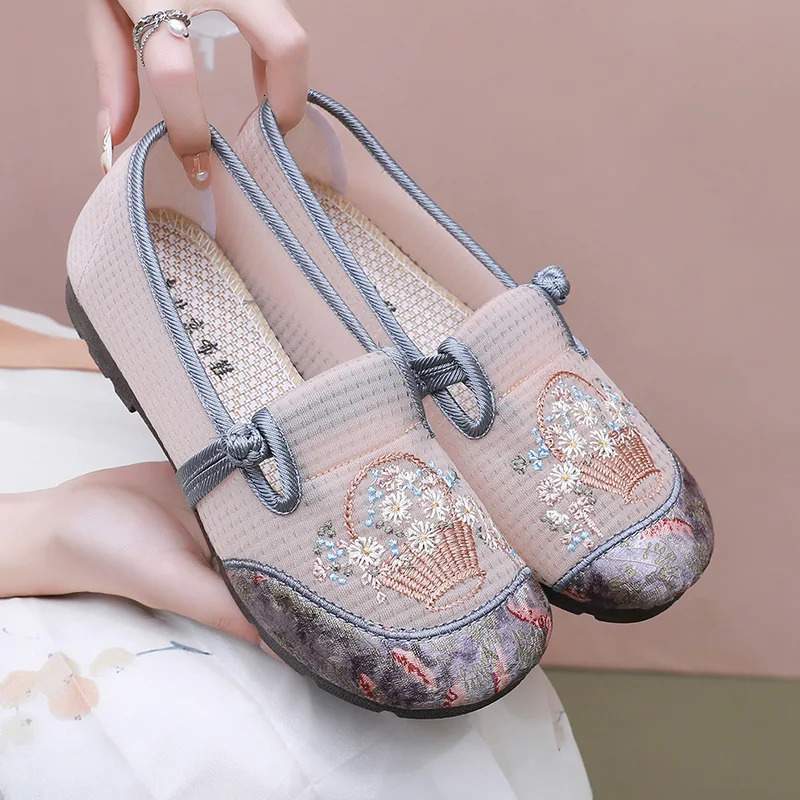2025 summer womens shoes breathable comfortable lightweight antiskid wearresistant ladies single 260306