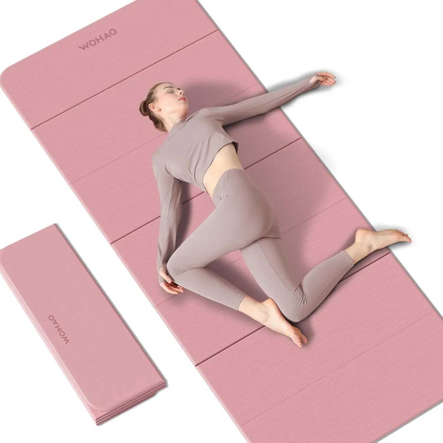 7-Fold Yoga Mat 74x31 Inches 031 Inch Thick Non-Slip POE for Travel Storage Yoga Home Gym M260312