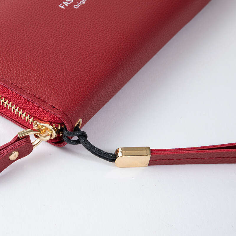 Luxury fashion wallet Women S Long New Leaf Zipper Large Capacity Clutch Wallet Multifunctional Phone Bag For Women