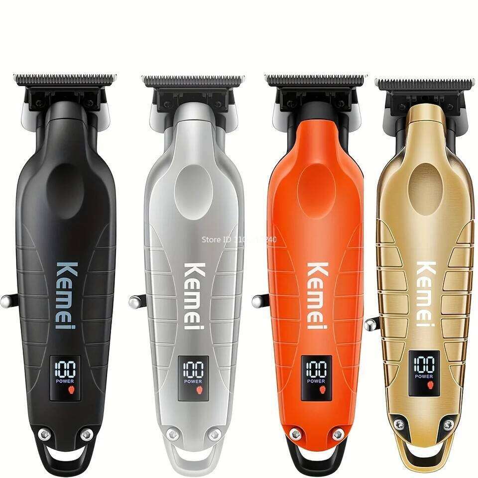Kemei 2293 Professional Men Beard Trimmer Zero Gapped Cordless Clipper Barber Rechargeable Finish Hair Cutting Machine C260312