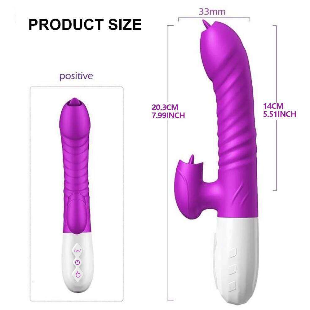 Fast Orgasm Vibrator Dildo For Women Licking Heating Vibrators Clitoris G-Spot Stimulator Vibro Female Clit Sucker Adult Sex Toy Z260312