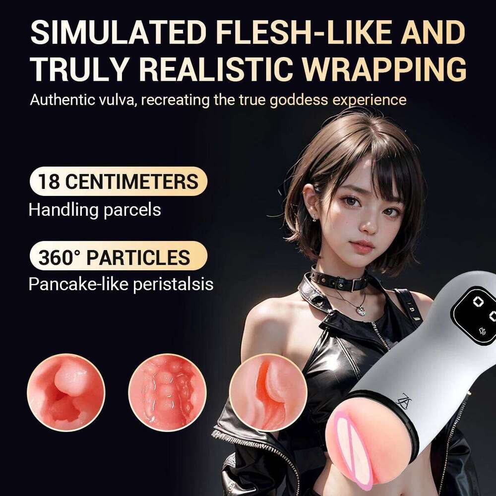 Male Masturbator Realistic Vagina Pussy Anus Anal Oral Masurbation Machine Snail Aircraft Cup Sex Toys for Men 18 Adult Supplies Z260312