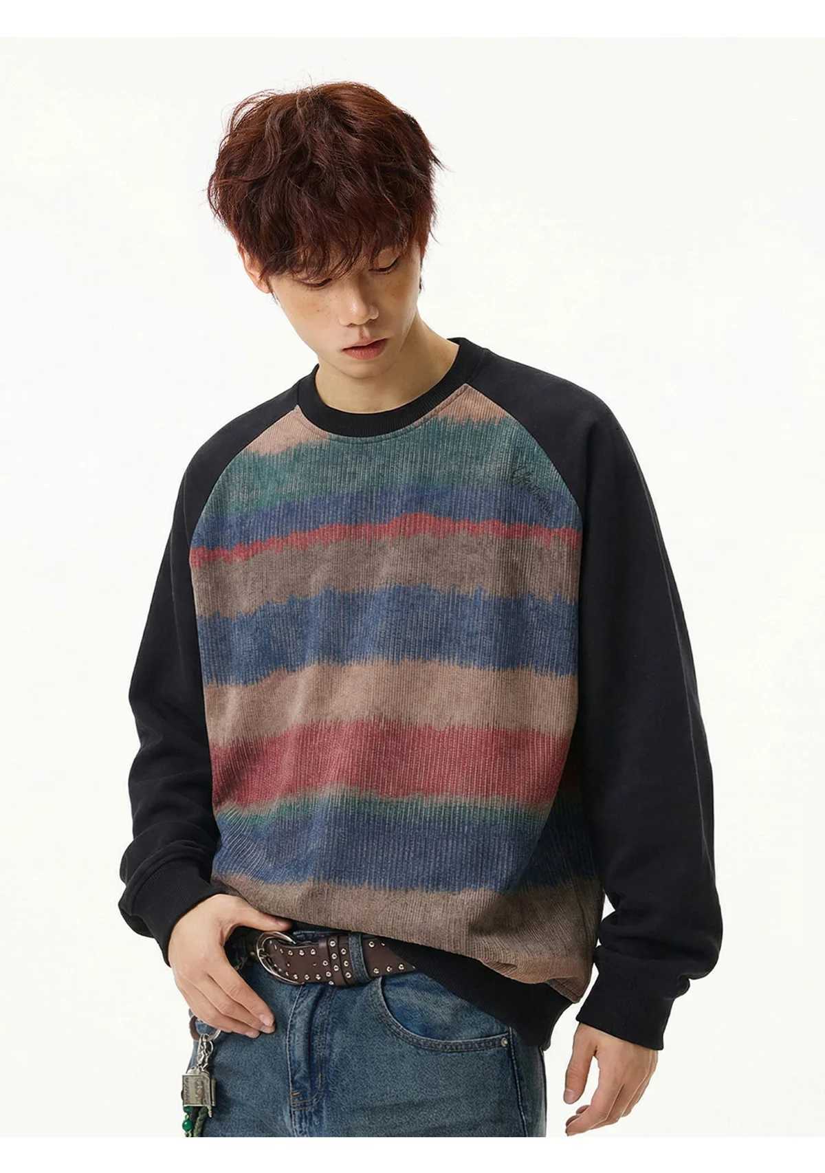 Clashing Colour Patchwork Cardigan Hoodie Mens Stand Collar Jacket Zip-Up Casual Outerwear Soft and Versatile a07 M260312