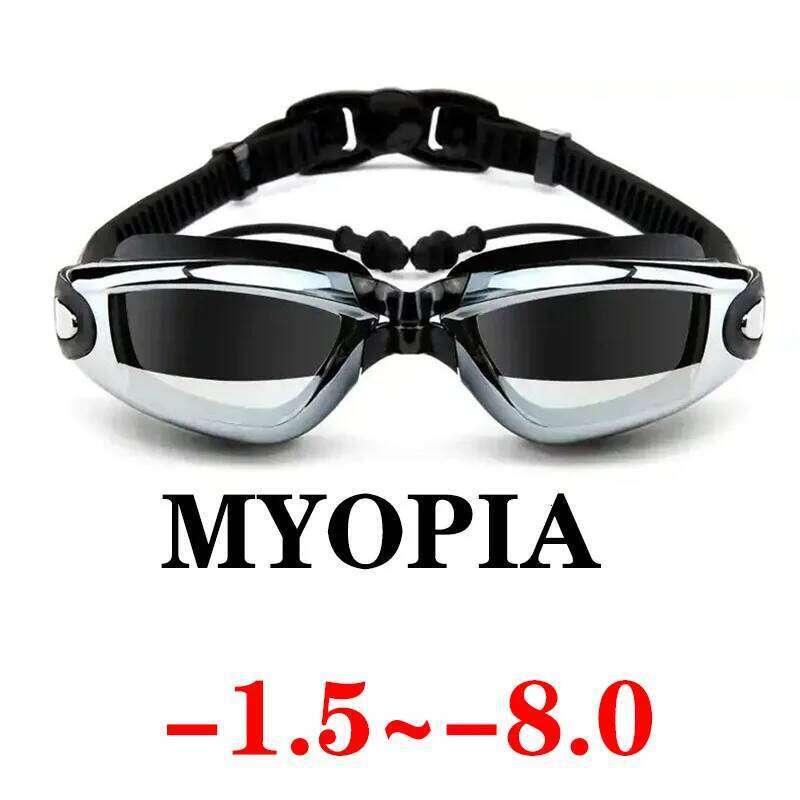 Trunks Men's Set Flat Angle Shorts Waterproof Quick-drying Suit Swimming Goggles Swim Cap Z260312