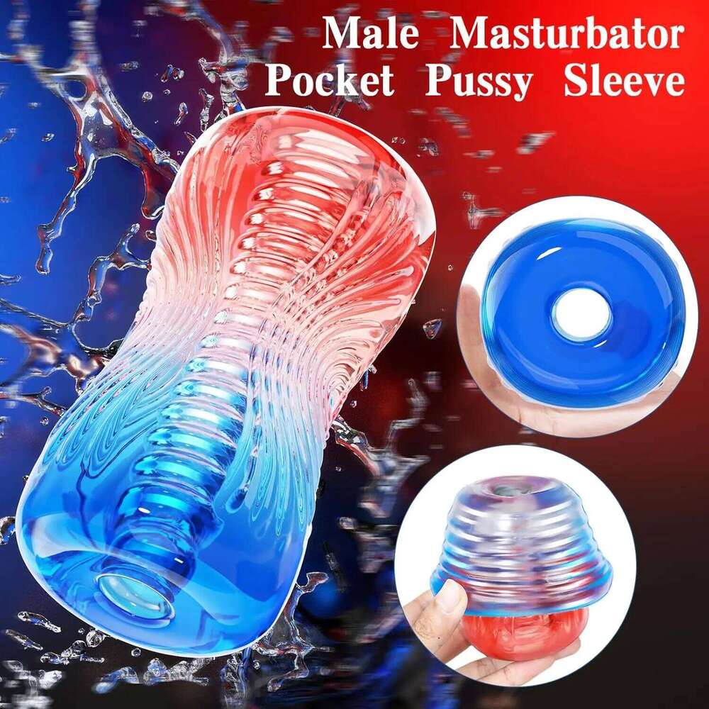Masturbator Adult Toy 3D Realistic Texture Spiral Tunnel TPE Male Masturbation Sleeve Penis Training Sex Toys for Men Z260311
