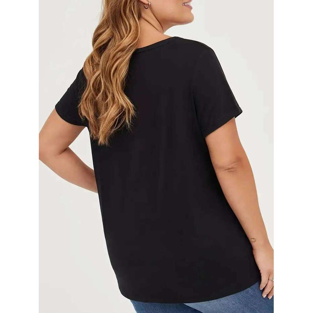Women's Pink Heart Print Stretch T-Shirt Casual Graphic Top for Valentine's Day Fashion Soft Stretchy Tee Z260312