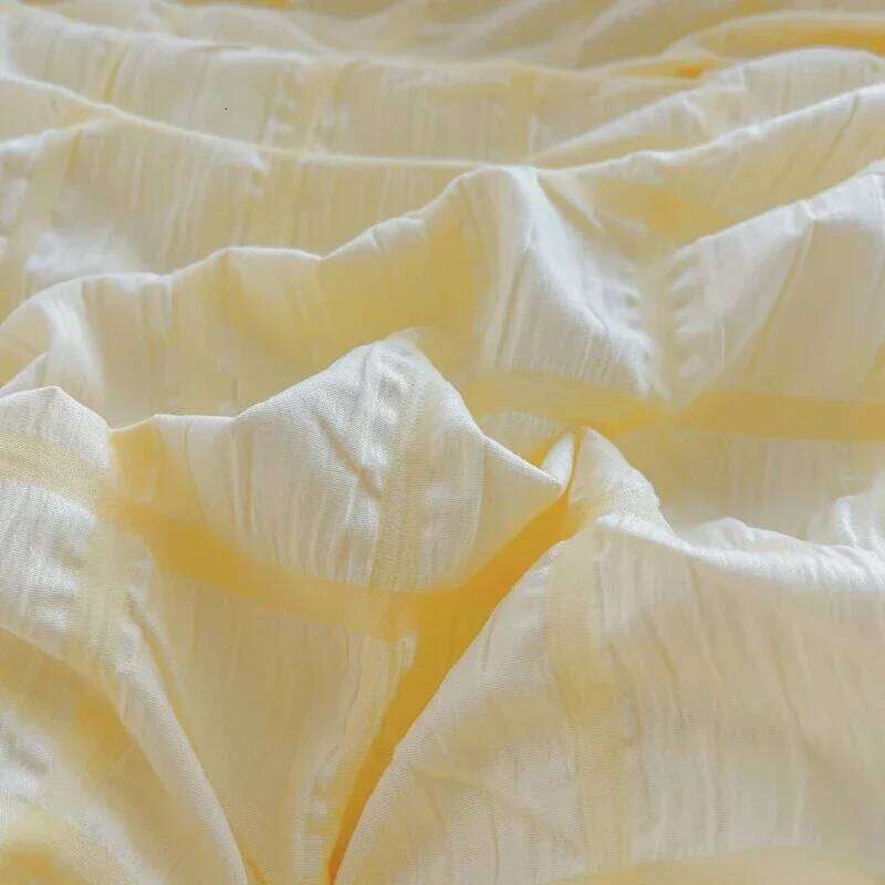 Check Bubble Fabric Pucker Duvet Pillowcase Bedding Set Bed Sheet Quilt Cover Single Queen King Size 4 Pieces Sets H260312