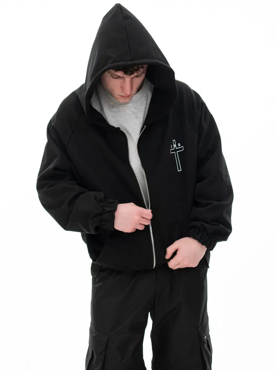 Y2k American Trendy Letter Printing Hoodies Men Grunge Hip Hop Streetwear Sweatshirt Tops Goth Oversized Hoodie Men Clothing 260311