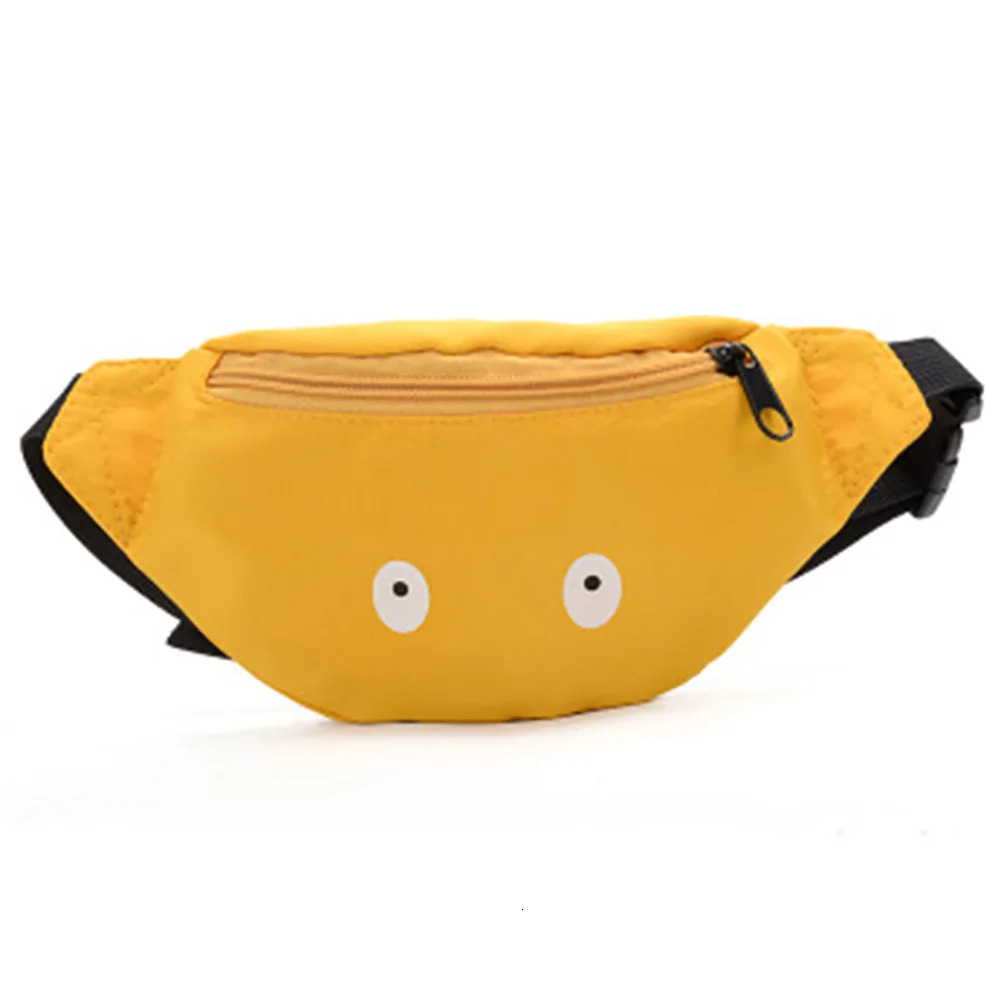 Kids Waist Pack Cute Eyes Chest Bag Boy Girl Adjustable Fanny Belt Bags 260311
