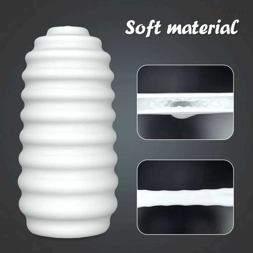 Male Masturbation Manual Airplane Cup for Men Soft Silicone Realistic Vaginal Oral Blowjob Penis Massager Sex Toy Adult Goods 18 Z260311
