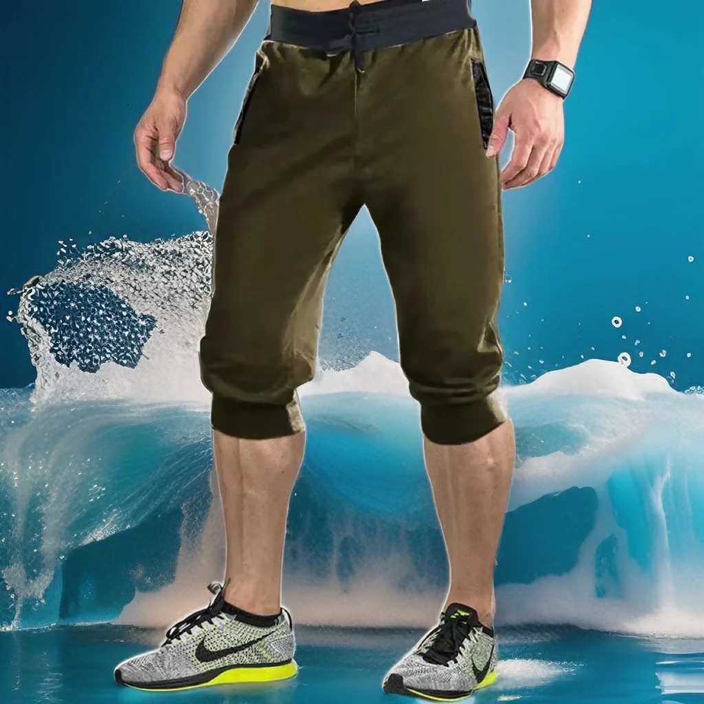 Sports Shorts MENS Casual Quickdrying Running Ice Silk Basketball Pants Summer Thin Beach Football Loose Fivepoint Tren 260228