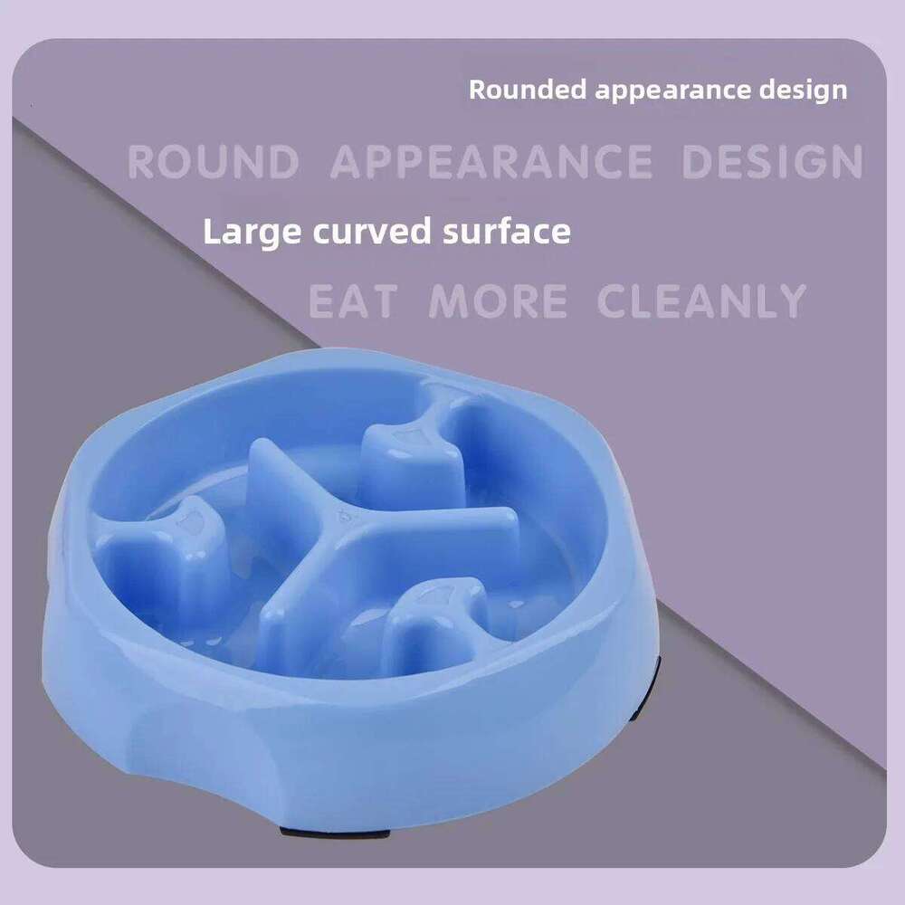 Pet Choking Anti Slip And Spilled Slow Food Rice Dog Bowl, PP Bowl 26Y0312