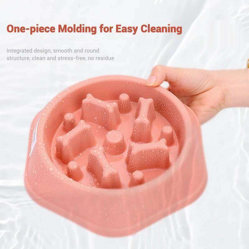 Bowls Feeder 1.5 Cups Feeding Small Medium Breed Puppy Bowl for Fast Eater Dog Dishes to Slow Down Eating Maze 26Y0312