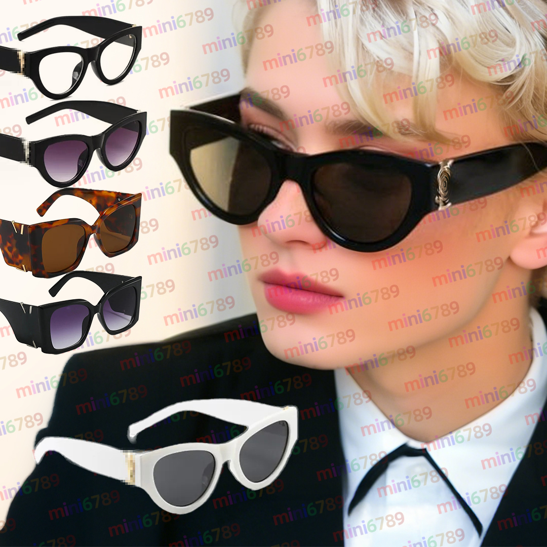 Designer Yslly Sunglasses Cat Eye Sunglasses Women Retro Syl Laurent Glasses Slim Narrow Frame Butterfly Luxury Style Statement Eyewear SL276 M119/F M95 M94