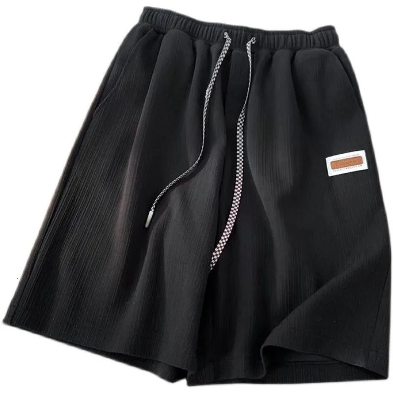 Sports Ice silk Shorts Breathable comfortable Summer Quick drying shorts Solid home sports Knee length Loose casual Pants 260228
