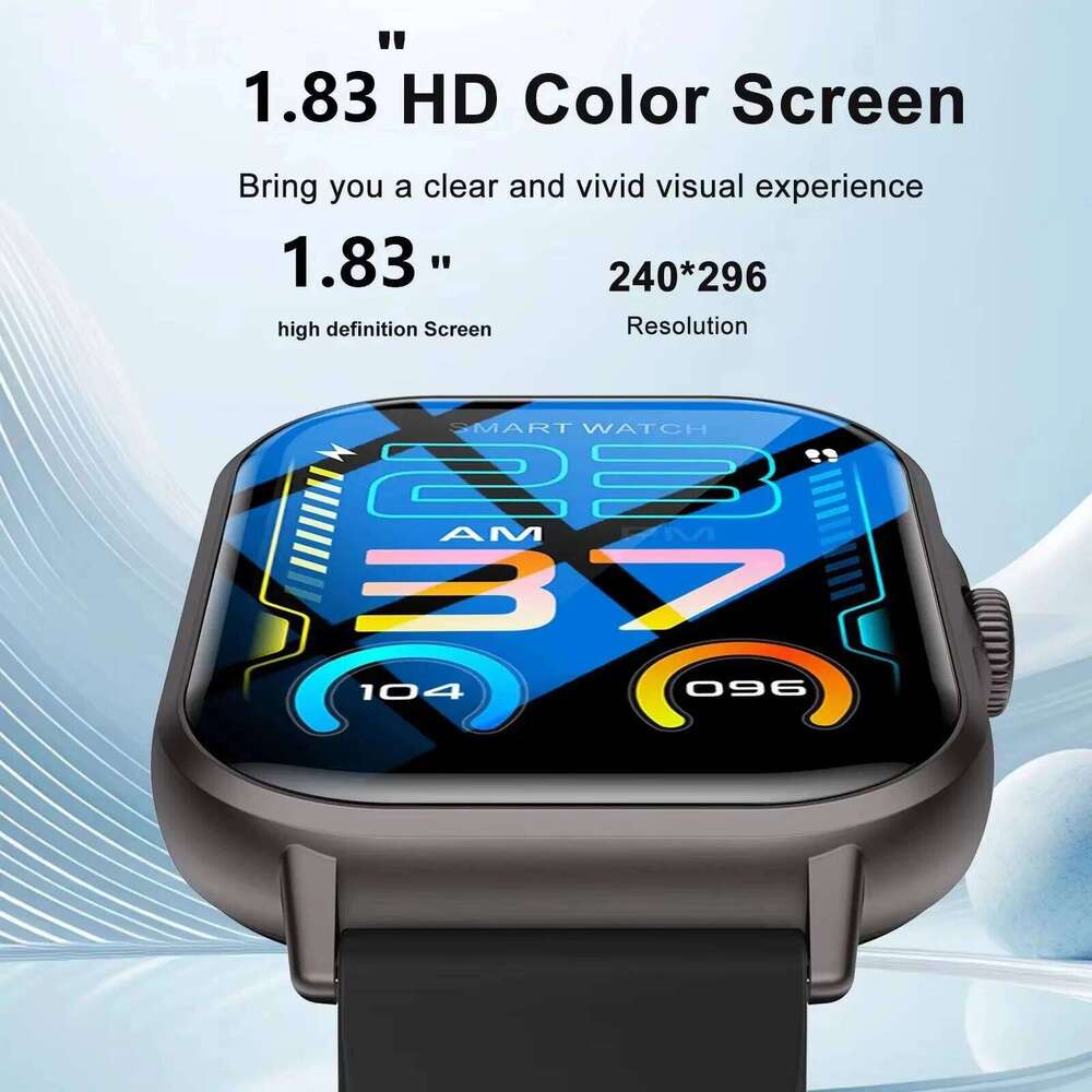 LAXASFIT 2026 Smartwatch Rotary Button Smart Wristwatch Bluetooth Calling Watch Men Women Fitness Activity Tracker Holiday Gift