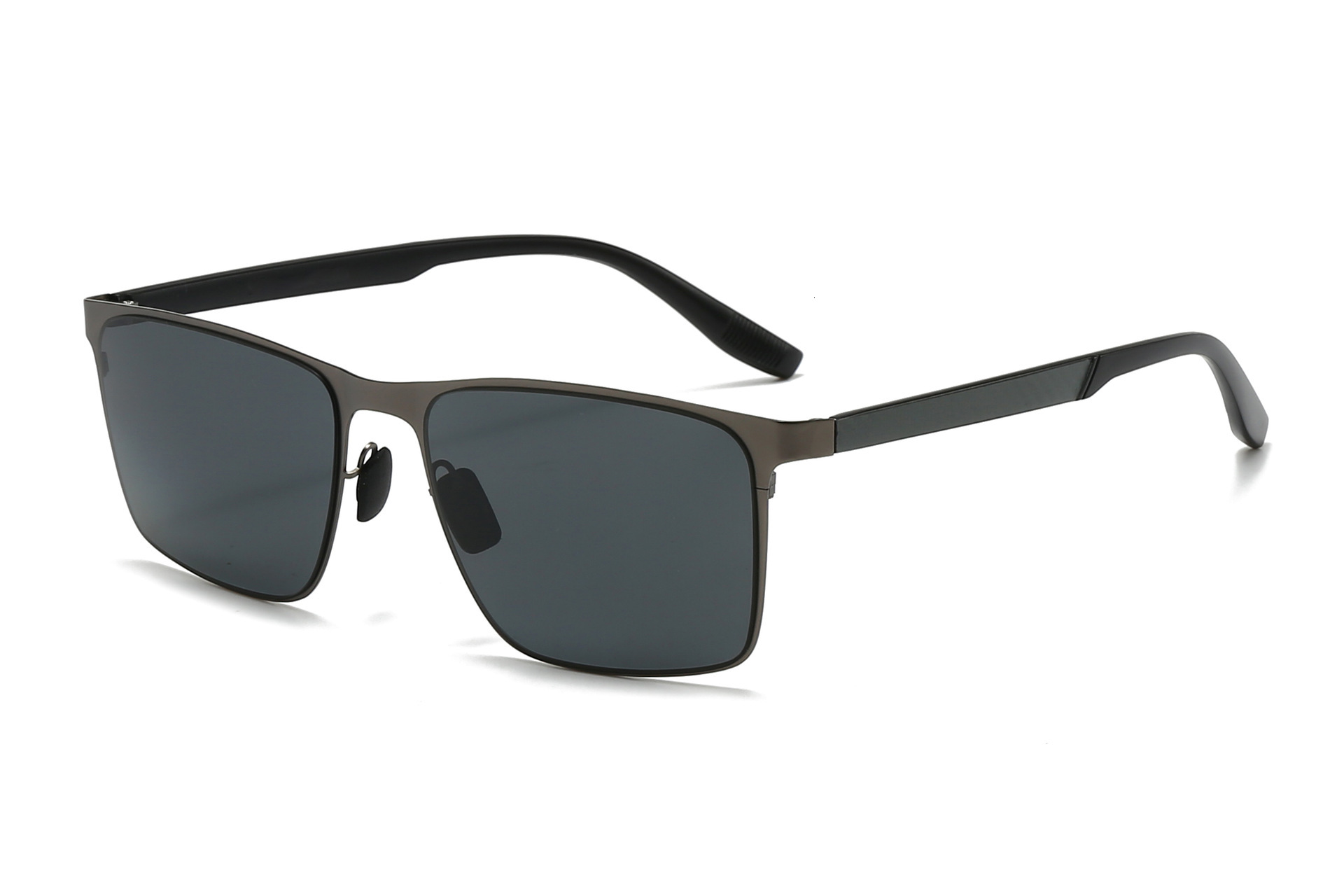 2026 New Style Square Frame Nylon Polarized Outdoor Driving Simple Sun Protection Sunglasses for Men,