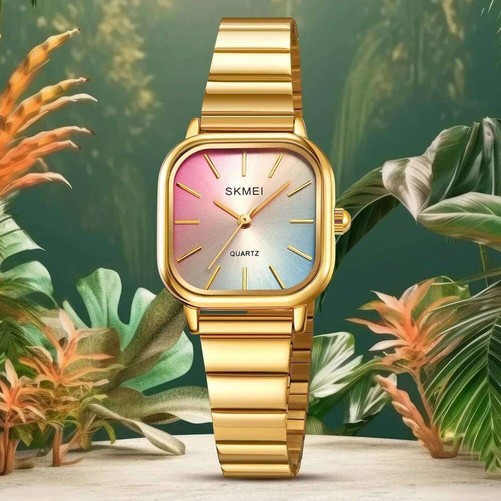 SKMEI 2190 Luxury Ladies Female Quartz Watch Woman Waterproof Stainless Steel Strap Girl Women Wristwatch Date Clock reloj mujer