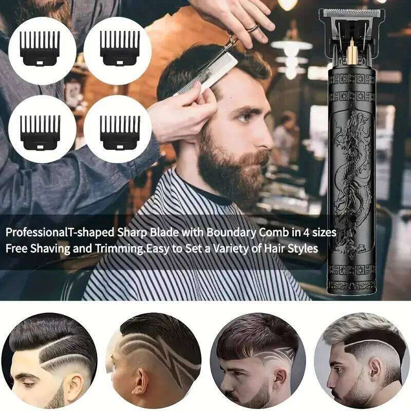 Professional Cutting Machine Wireless Electric Clipper Beard Shaver Hair Trimmer Barber For Men Haircut Style C260312