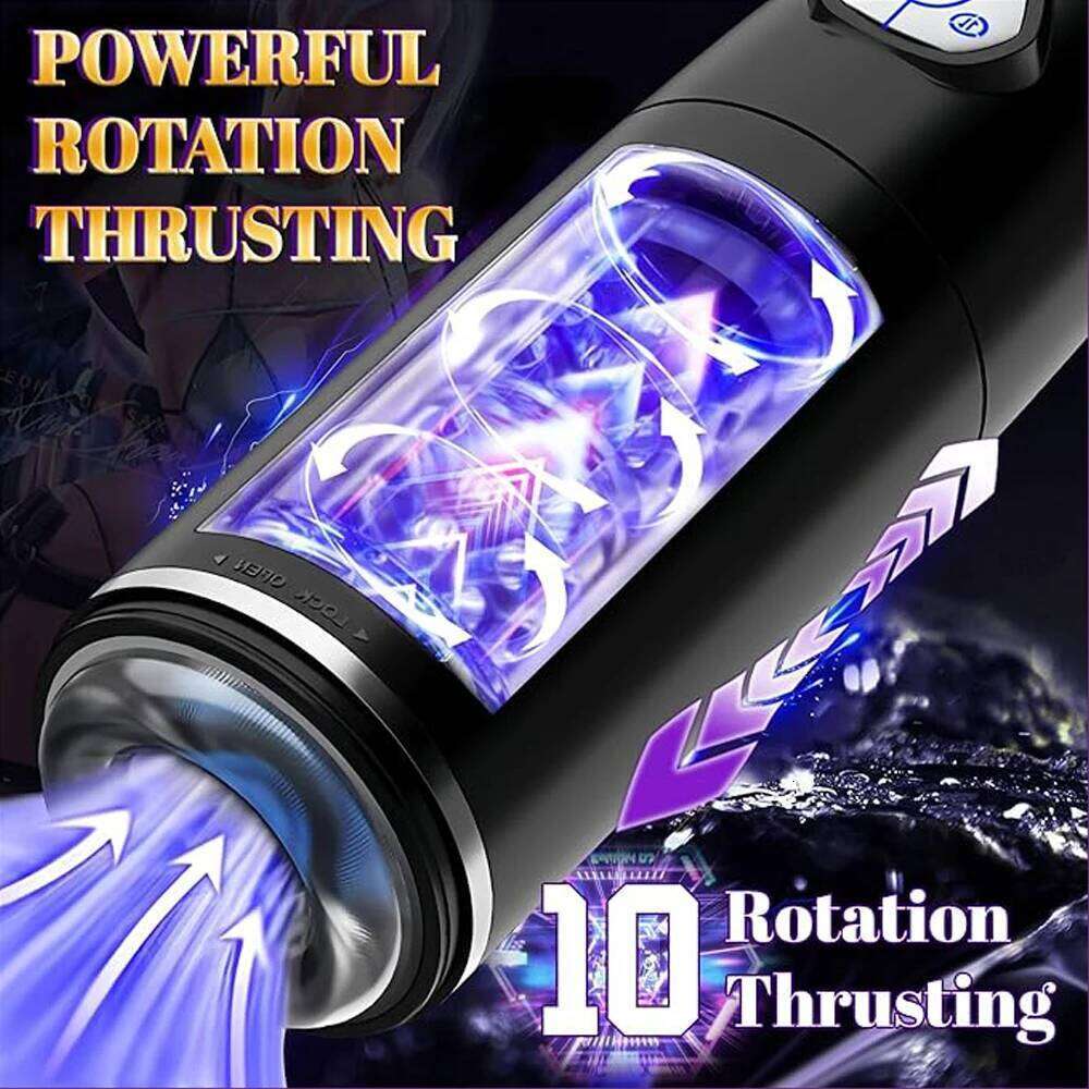 Fully automatic clamping and suction airplane cup suitable for male masturbation, penis extension time trainer, adult product Z260312