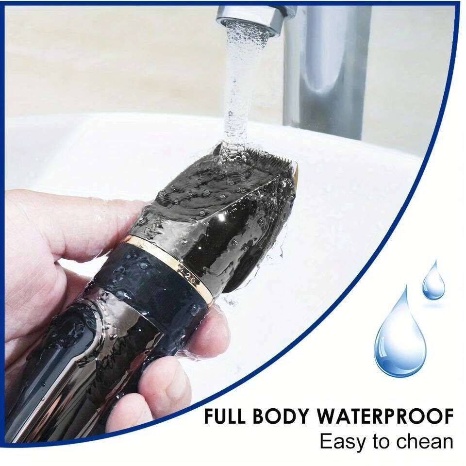 Professional Clipper Ceramic Male Hair Trimmer LED Display Haircut Machine USB charging C260312
