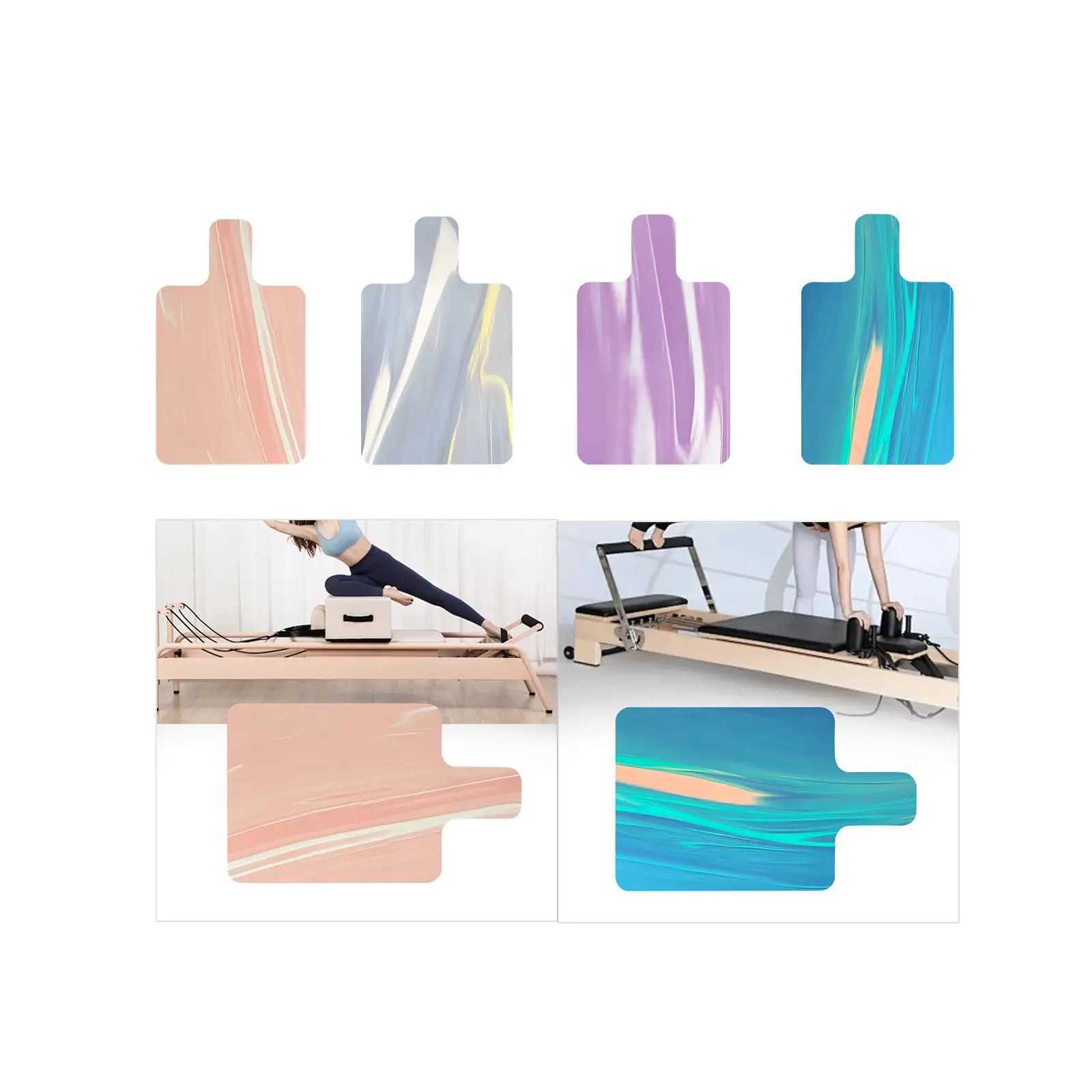 Pilates Reformer Cover Folded Yoga Mat Quiet Wear Resistant Pilates Reformer Pad for Beginners Home Workout Balance Training Gym M260312