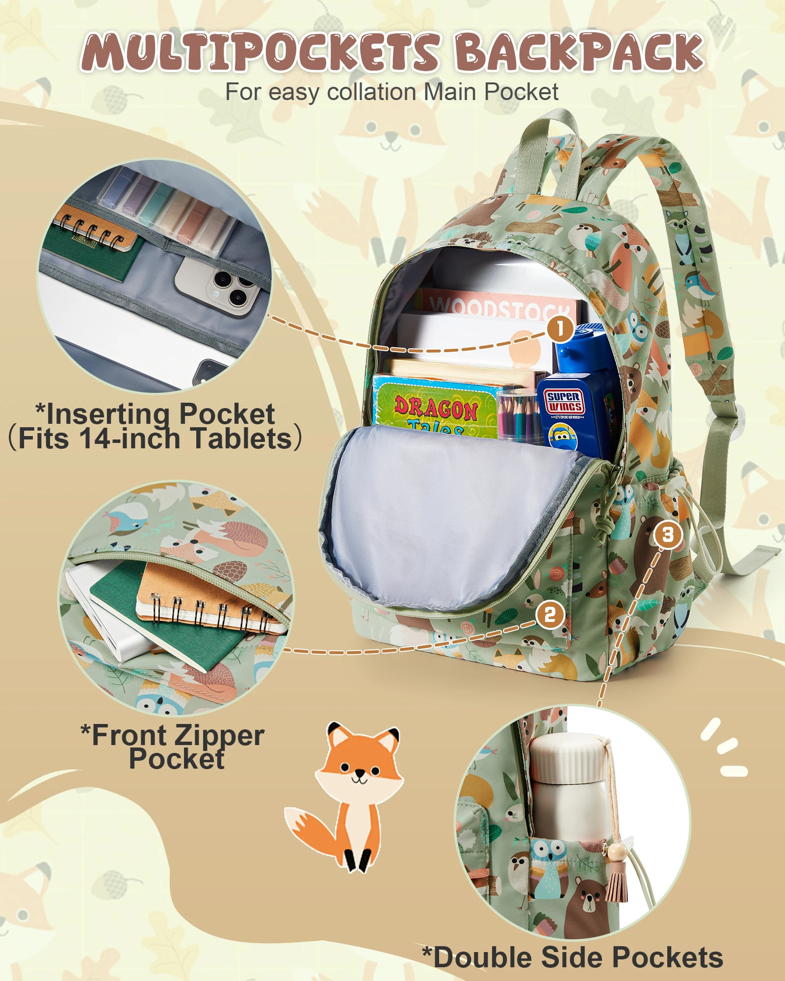 Backpack for Boys Girls Lightweight Preschool Waterproof Toddler Daycare School Bag Elementary Kindergarten Bookbag 260311