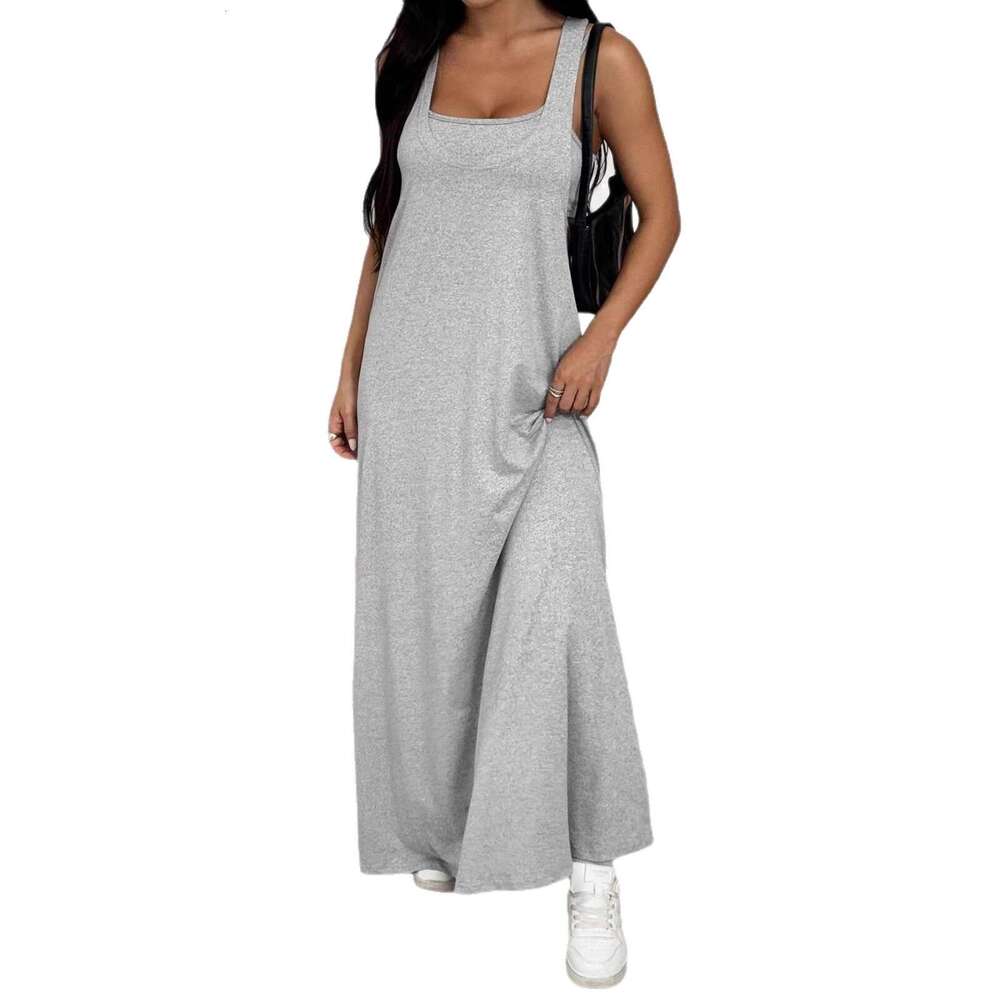 Women's Clothing 2026 New Cross-Border European and American Style Casual Sports Yoga Tank Dress Set Sexy