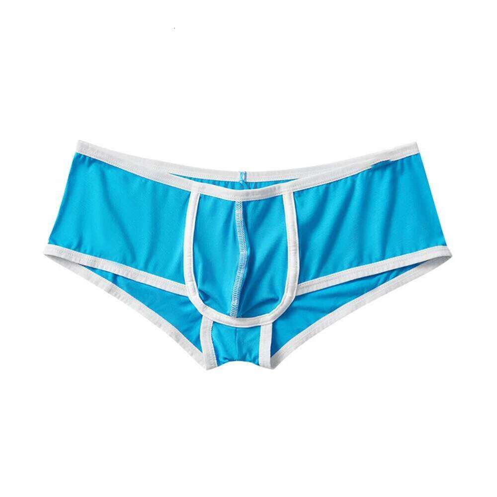 Mens Shorts Stretch Low Waist Underwear Thin Panties Seamlessshorts Soft Pouch Underpants Hombre Lingerie Z260312