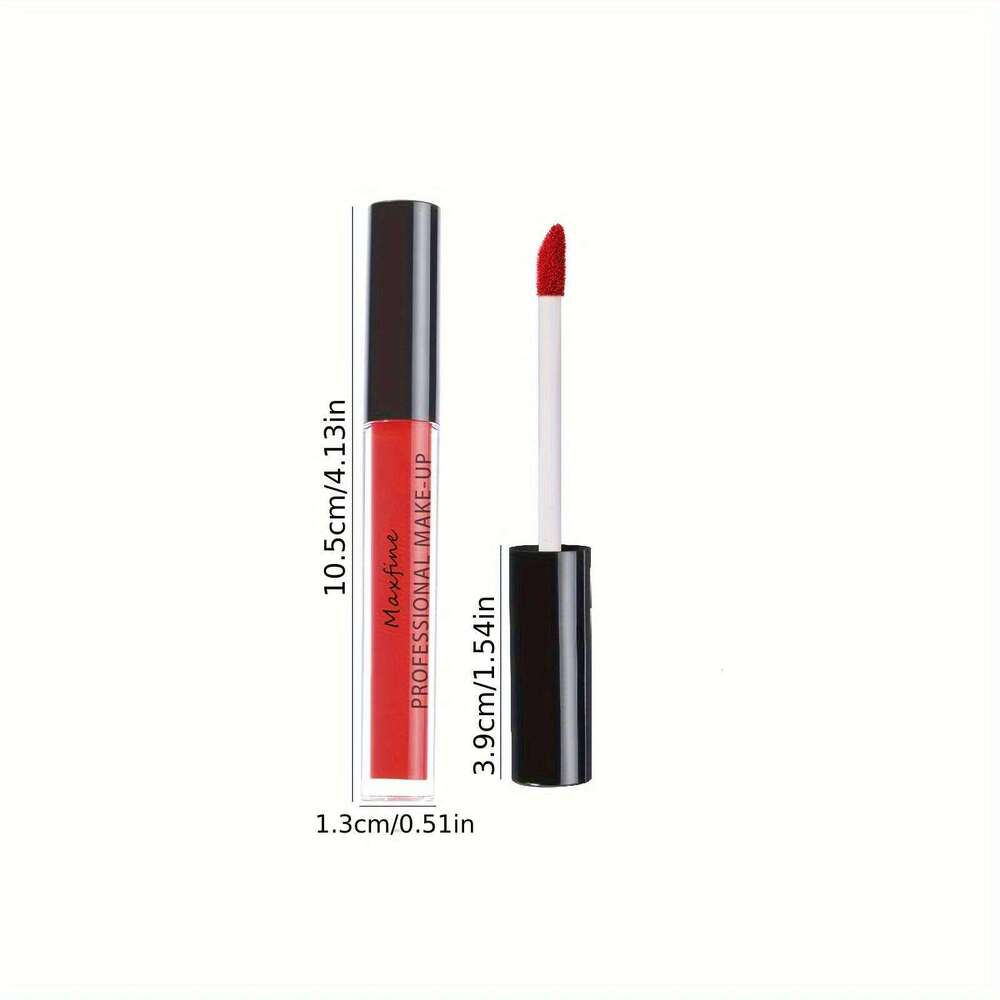 1PC Matte Lipstick Waterproof Green Purple Black White Gloss Tint Halloween Lip Makeup Cosmetics W260311