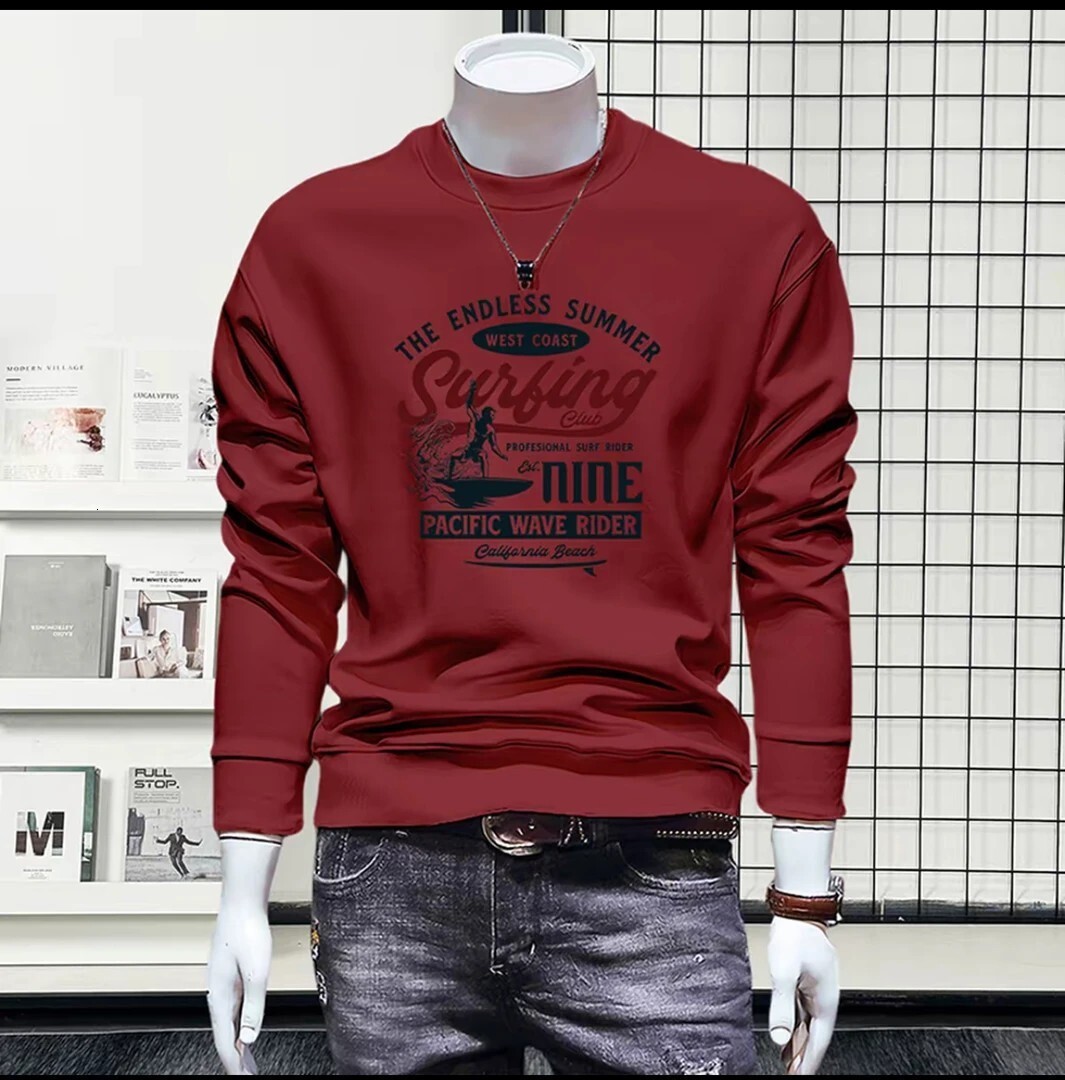 Autumn Men's Swetshirt With Round Neck New Trendy Fshion Letter Print Verstile Long-sleeve Designer Hoodie Csul Swetshirt