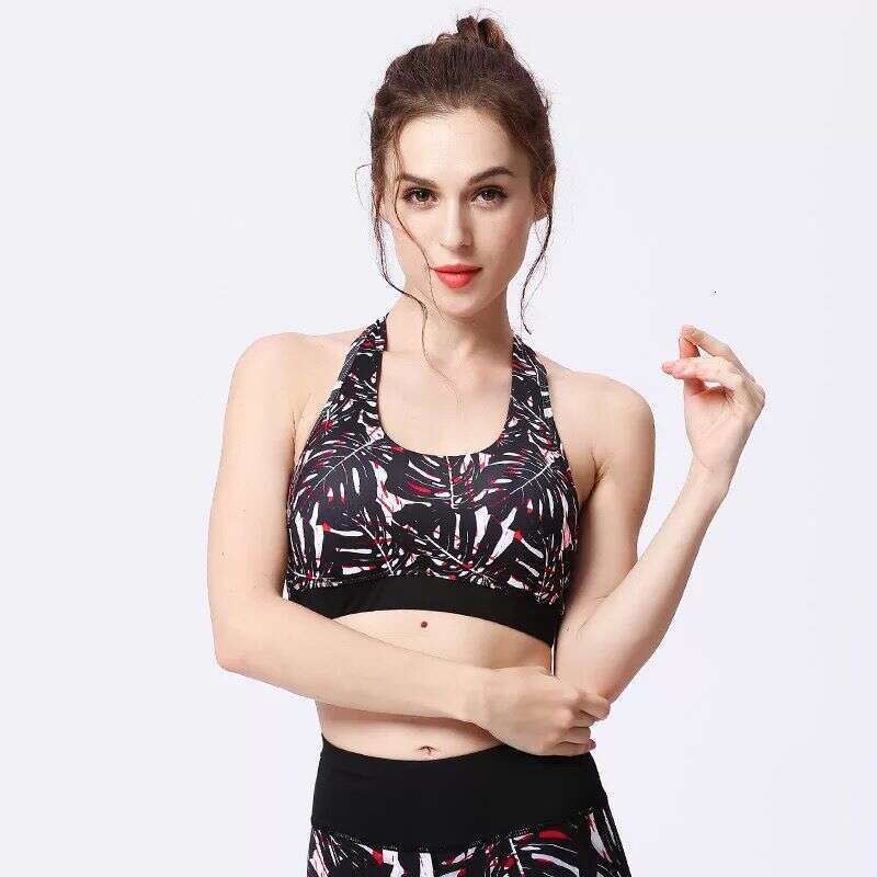 Sportswear Fitness Yoga Outfit Sexy Slimming Tank Top For Women Printed Dance Pants Running Leggings Two-Piece Set WKERSIY