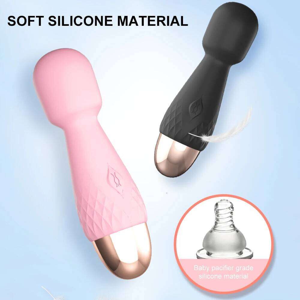 10 Speed Mini Clitoris Vibrators USB Recharge AV Massager Sexual Wellness Erotic Sex Toys for Women G Spot Vibrator Z260311