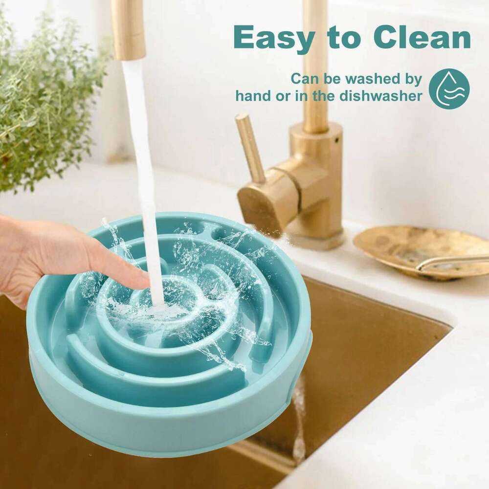 Pet Slow Food Bowl Non slip and Durable - Suitable for pets of all sizes 26Y0312