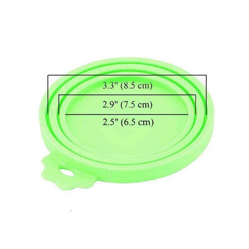 One Reusable Silicone Pet Can Lid Bpa Free Suitable For Most Sized Dog And Cat Cans - Keeps Food Fresh Prevents Bacterial Odors 26Y0312