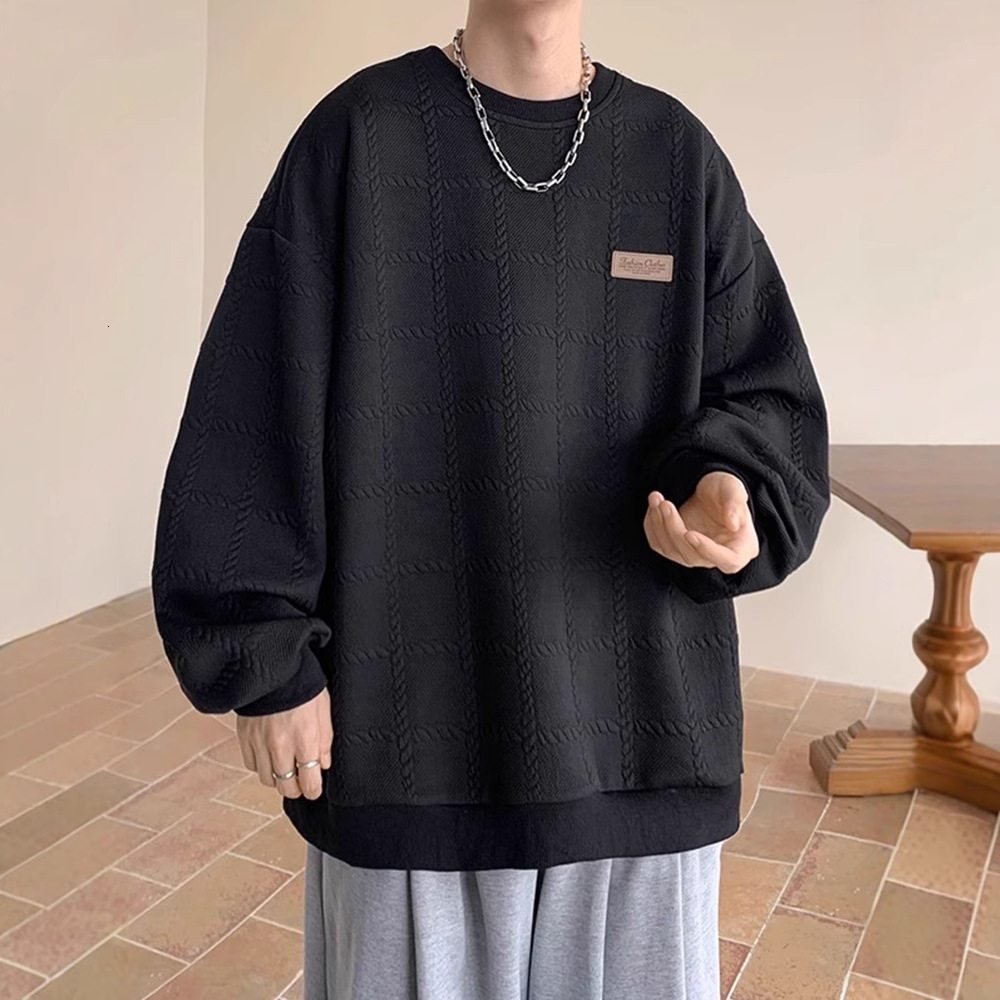 Versatile Heavyweight Sweatshirt For Designer Hoodie Men Spring And Autumn Style Trendy Brand Ins Casual Men's Clothing Niche Design Inner Wear T