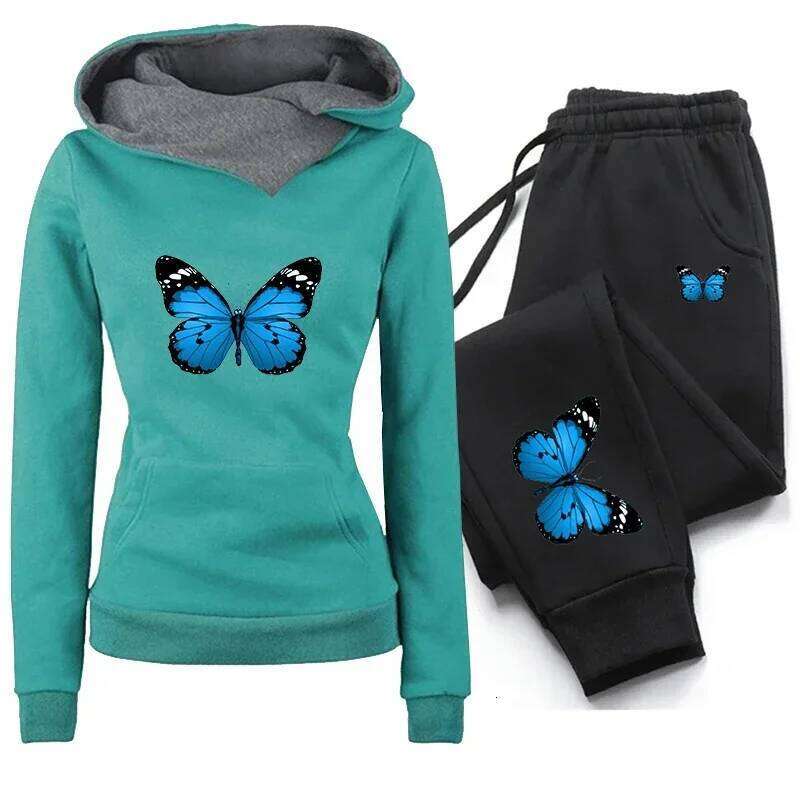 Sports Daily Hot Sales Outdoor Casual Women's Tracksuit Hoodies Long Sleeves Single Piece Sweatshirts Sweatpants Comfort Jogging C260312