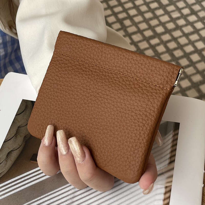 Luxury fashion wallet Women S Purse New Model Lychee Pattern Light Luxury Versatile Multifunctional Ultra Thin Coin And Lipstick Storage Pouch