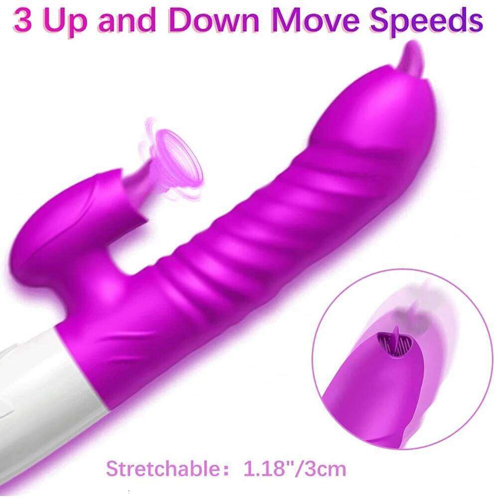 Fast Orgasm Vibrator Dildo For Women Licking Heating Vibrators Clitoris G-Spot Stimulator Vibro Female Clit Sucker Adult Sex Toy Z260312