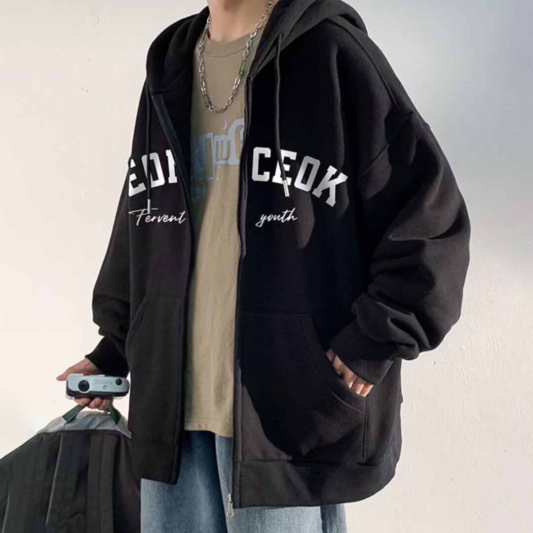 Style Trendy Brand Men's Jacket Spring Designer Hoodie Autumn New Sports Hooded Cardigan Sweatshirt Men's Clothing Jacket